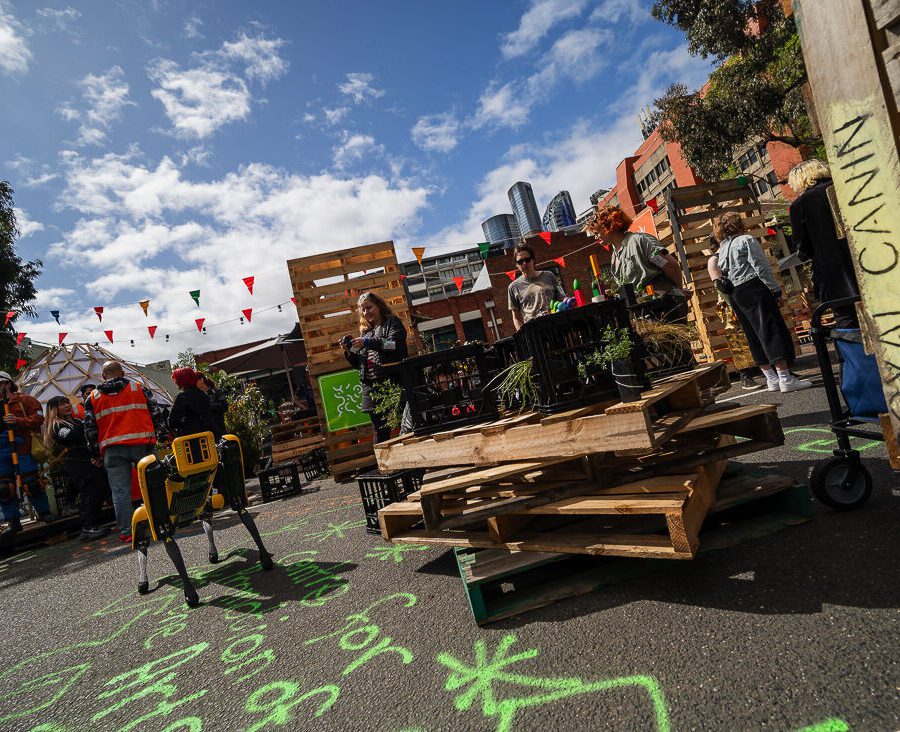 Spot Joins the Future at Reworlding: Cardigan Commons